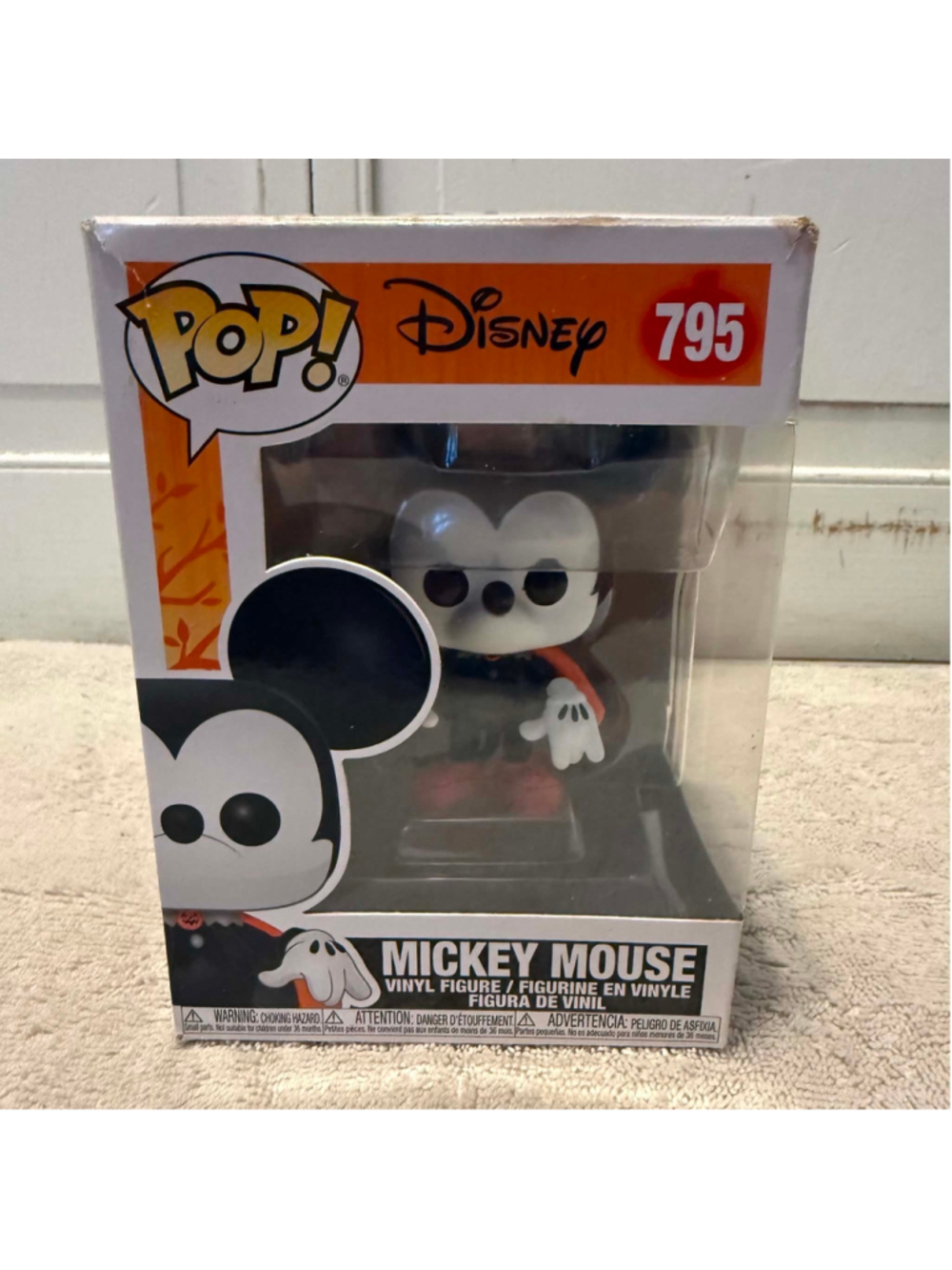 Boys Funko Disney Mickey Mouse Action Figure One Size Black Orange